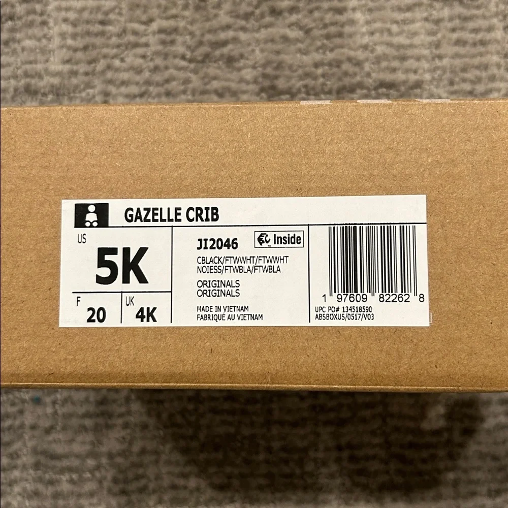 adidas Gazelle Crib Shoe 5K